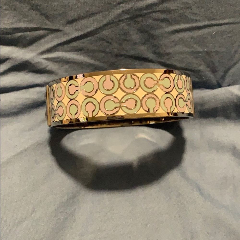 Used Coach bangle bracelet super cute